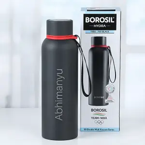 Personalised Borosil Hydra Trek Water Bottle