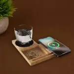 Alder wireless charger with planter