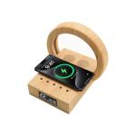 Cypress 2.0 wireless charger with clock